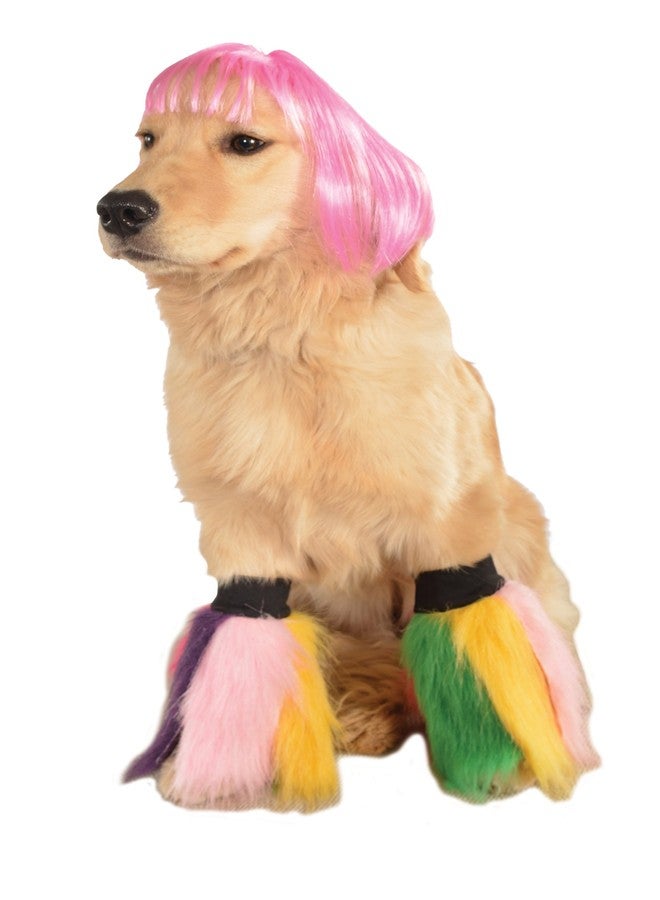 Rubies Rubie's Wig for Pets, Small to Medium, Hot Pink Short Bob - Image 1
